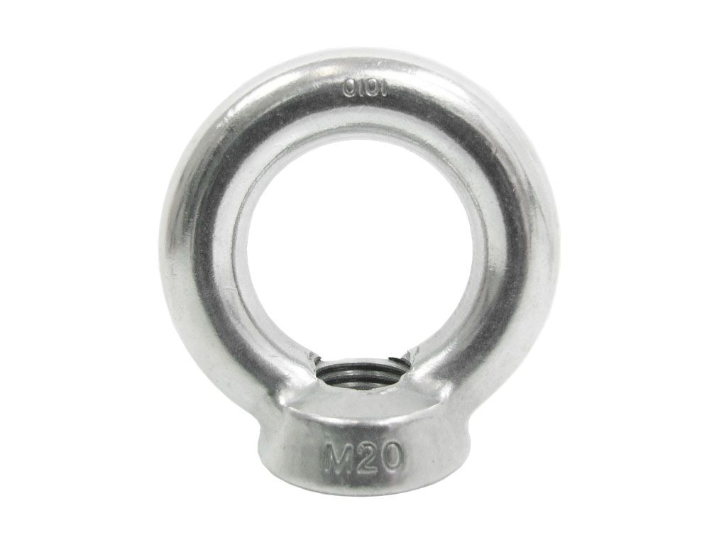 NIRO-Ringmuttern, M   5, ähnl. DIN 582, A4