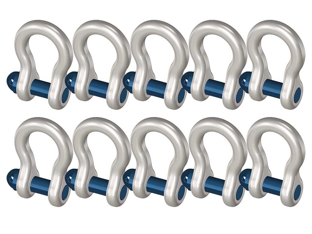 10er Schäkel-Set Typ HA2,  4,75 t