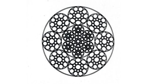 Seil   9,00mm, EN 12385-4,   8x19 Se+SE  1960N/mm²