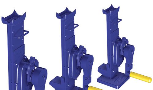 Stahlwinde, verkürzte Bauhöhe,  1,5t, DIN 7355,