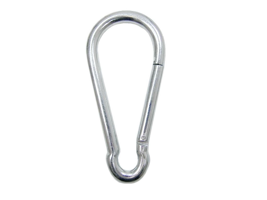 Feuerwehr-Karabinerhaken   40 x   4mm, znk.