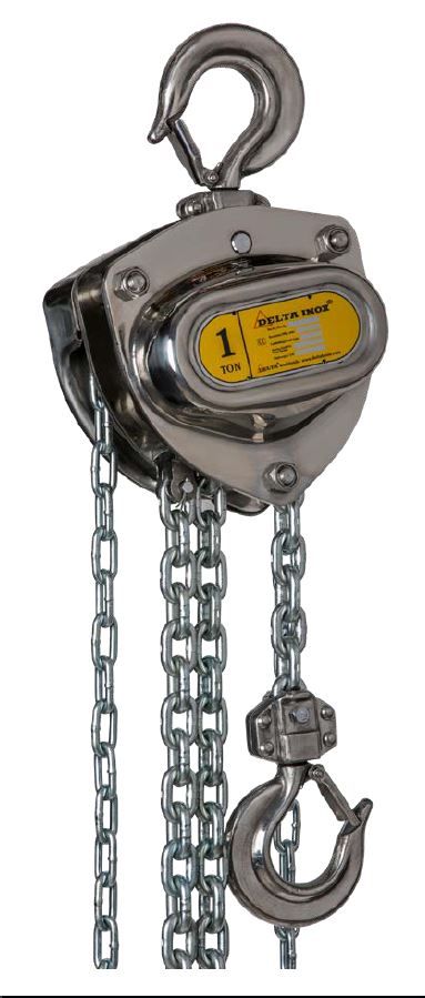 Flaschenzug   0,5t, Typ DELTA INOX