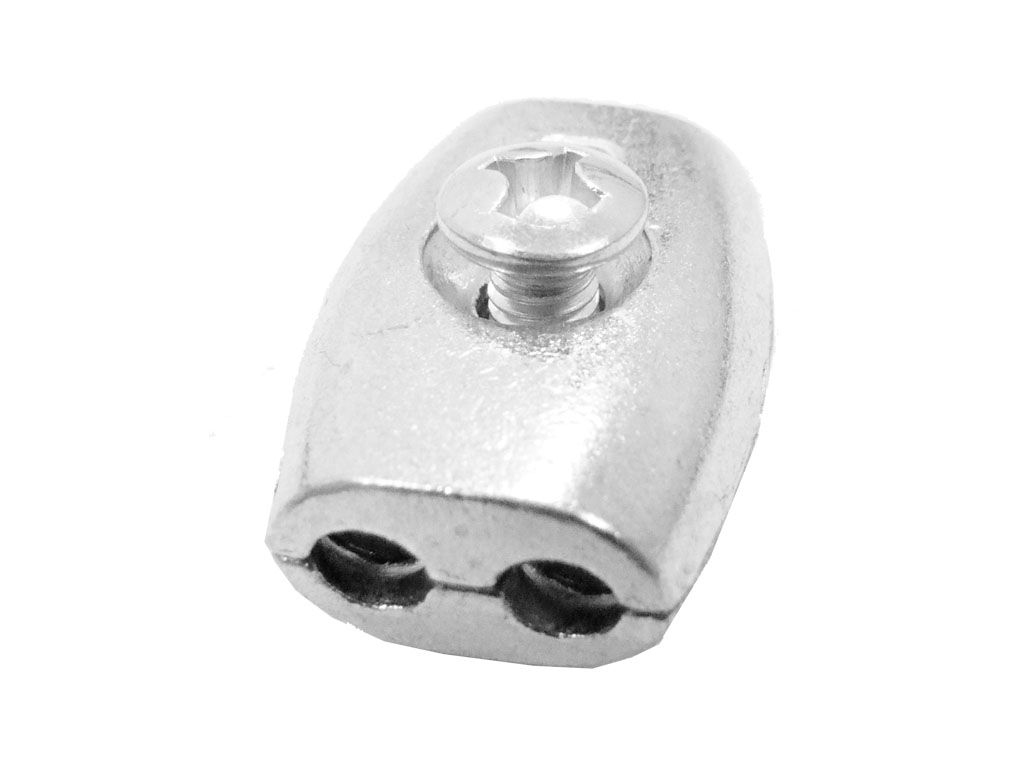 Drahtseilklemmen-Eiform,  znk.  2mm
