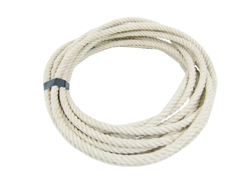 Tauwerk   6mm, Hanfseil, EN 1261, Form A, 3-litzig