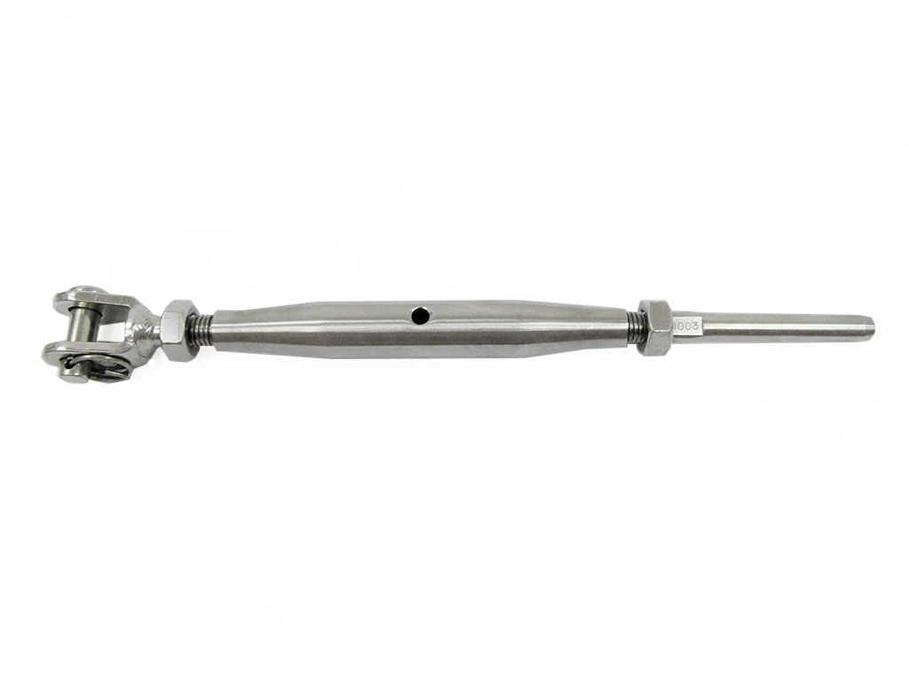 NIRO-Wantenspanner, M  5, Seil   2,5mm, Standard