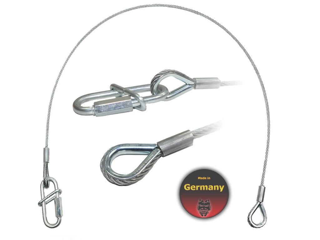 Fangseil (Safety)   3,0mm x   0,4 m, WLL   5,0kg; KSV