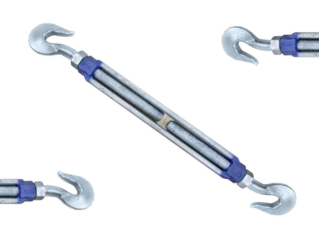 Spannschraube verz.   1/2 x   6", Haken/Haken