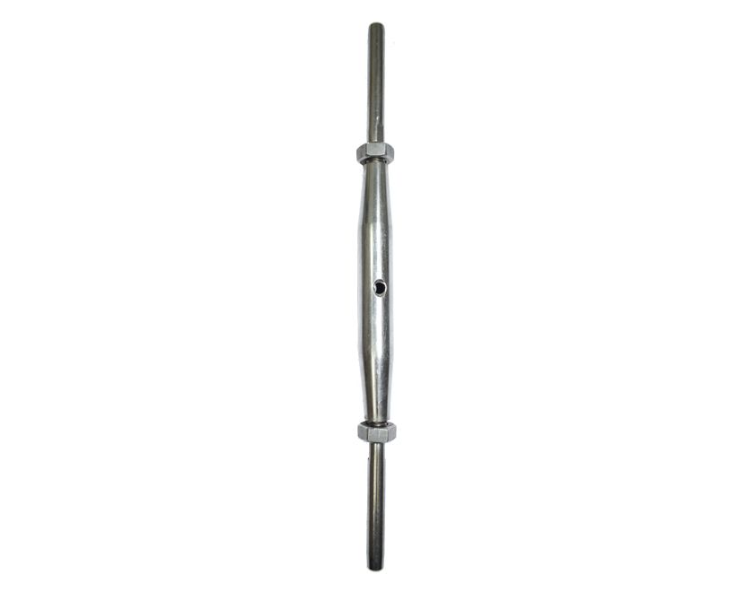 NIRO-Wantenspanner, M  5, Seil   2,5mm, Standard