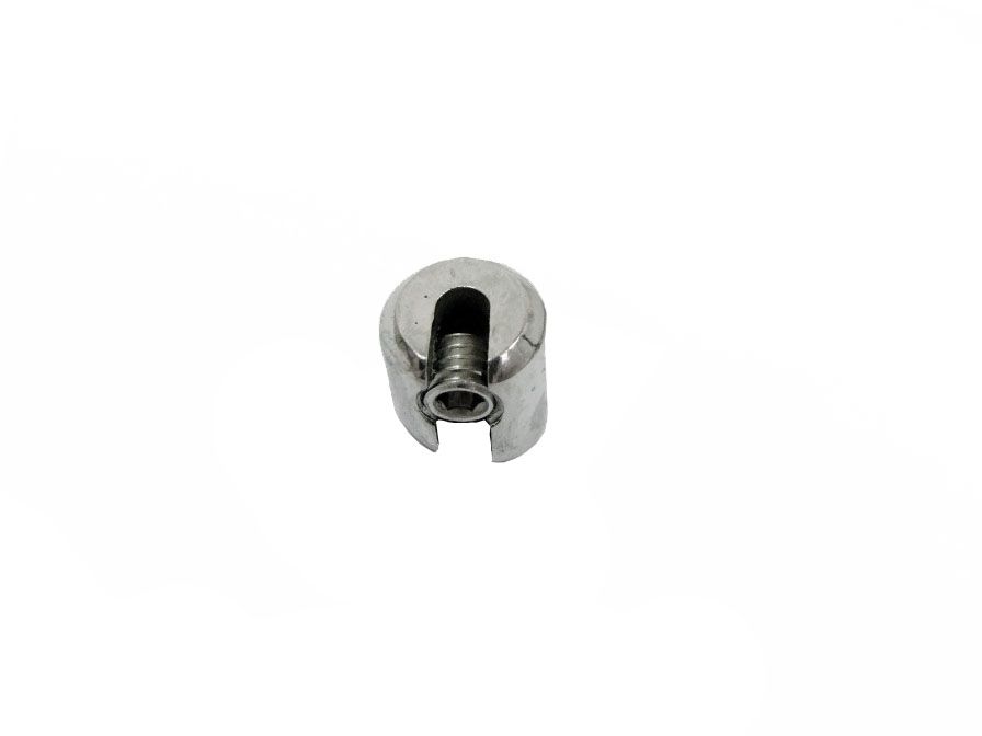 NIRO-Klemmstopper, M  4, Seil  1,5 - 2,0mm,