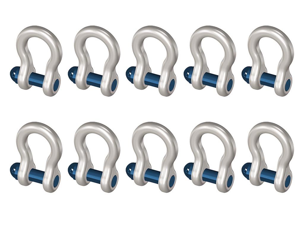 10er Schäkel-Set Typ HA2,  2,00 t