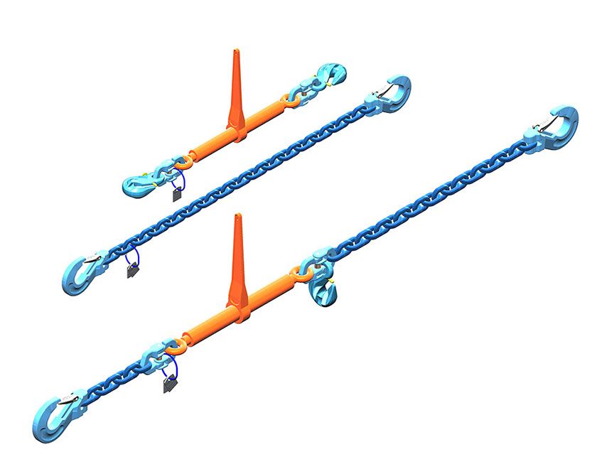 Zurrkette   8 - 10 x 3,00 m, Typ RLL 408