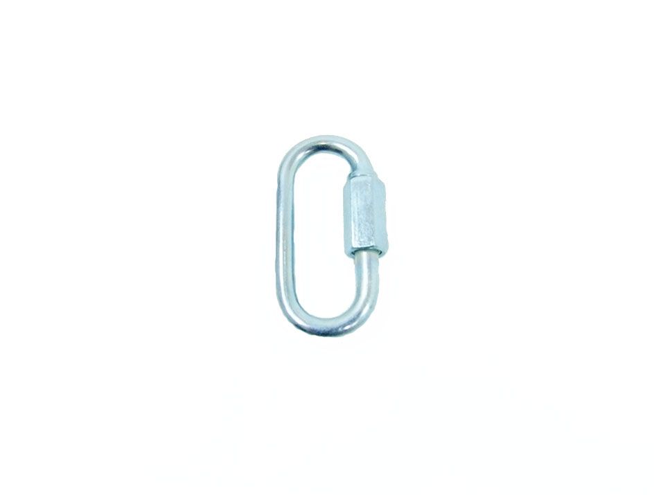 Kettenschnellverschluss   3,5 mm, Typ Form A, ähnl. DIN 56927, galv. znk.