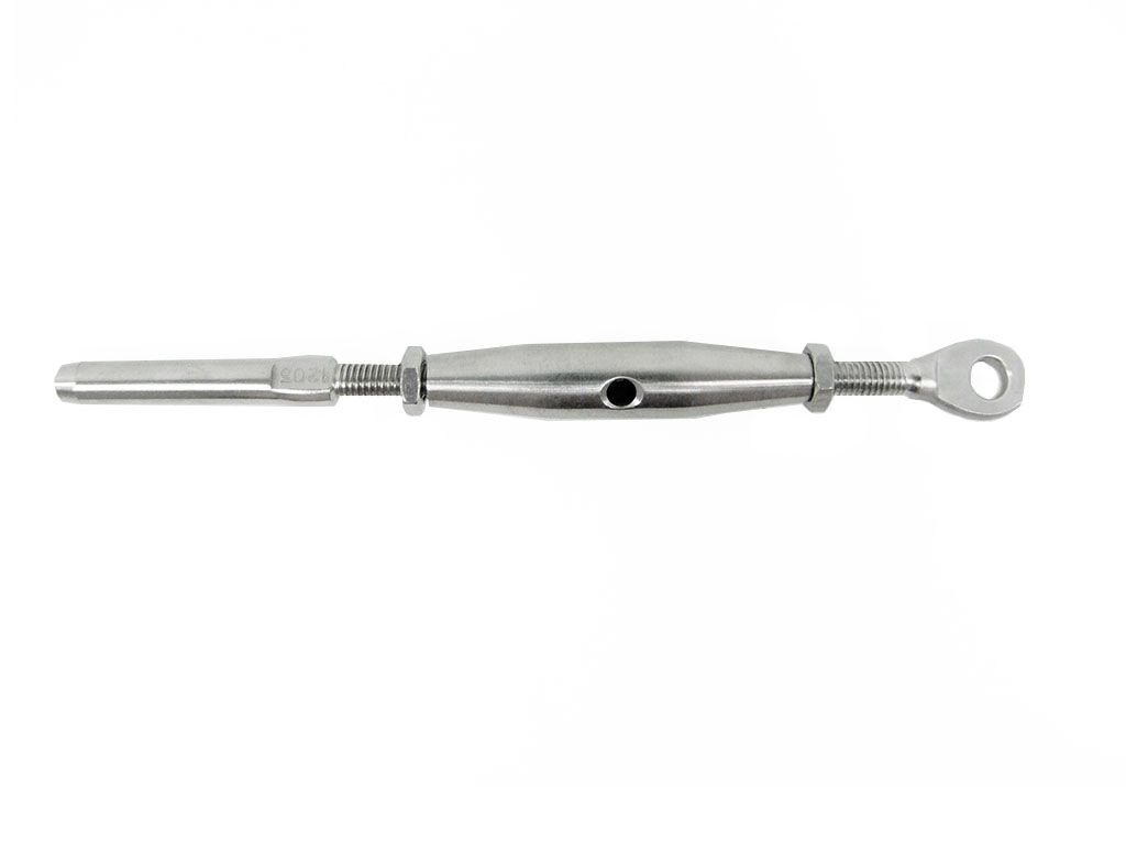 NIRO-Wantenspanner, M  5, Seil   2,5mm, Standard