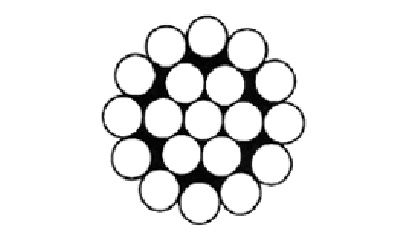 NIRO-Seil    1,0mm, DIN 3053, Konstr.   1x19 SE