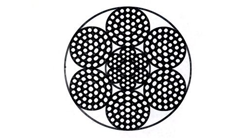 Seil   6,00mm, EN 12385-4,   6x37+FE    1960N/mm²