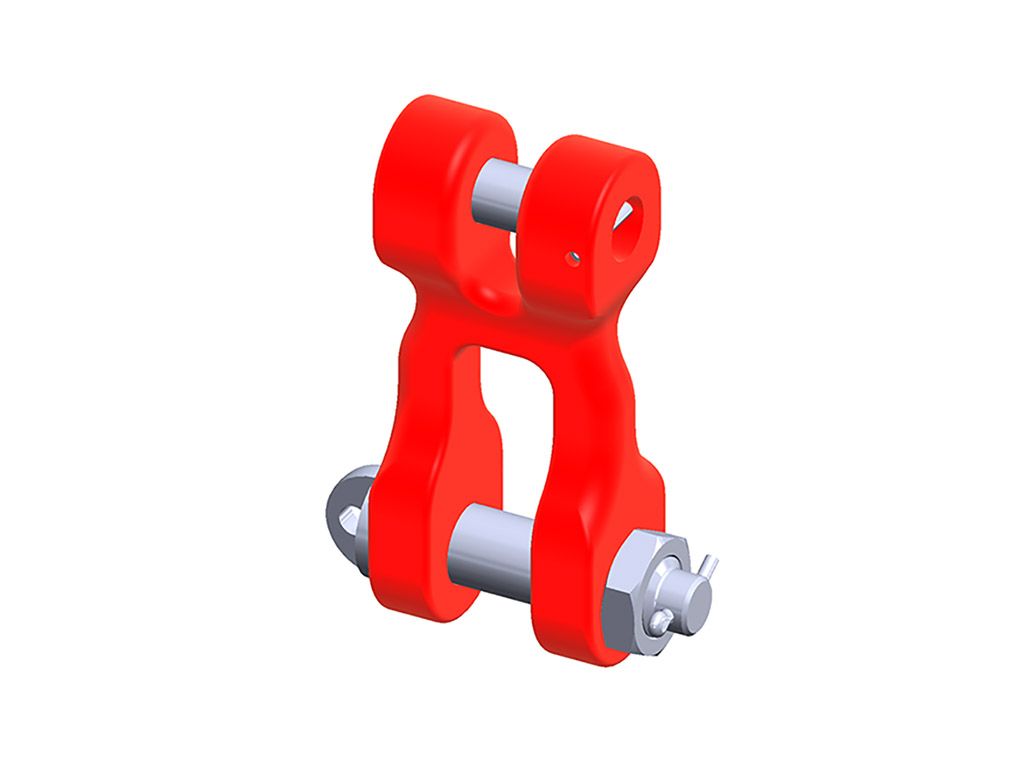 Schäkel 10-8, Typ TWN 0862, Form C, mit Gabel